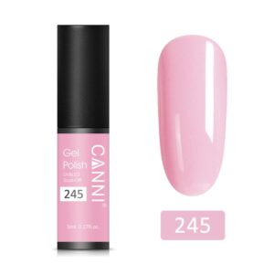 Esmalte permanente gel color rosa semitransparente para francesa
